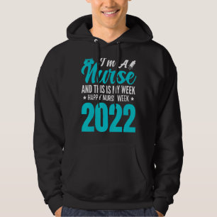 Ich bin Krankenschwester und das ist meine Woche g Hoodie
