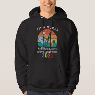 Ich bin Krankenschwester und das ist meine Woche g Hoodie