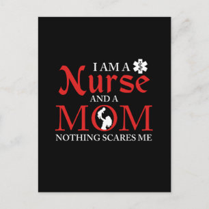 Ich bin Krankenschwester und eine Mama, die mir ni Postkarte