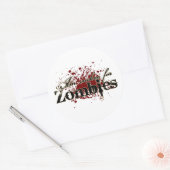 Ich bin kuckuck... runder aufkleber (Umschlag)