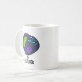 Ich bin kultivierter Funny Bacteria Pun Kaffeetasse (Vorderseite Links)