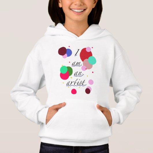 Ich bin Künstler Hoodie (Vorderseite)