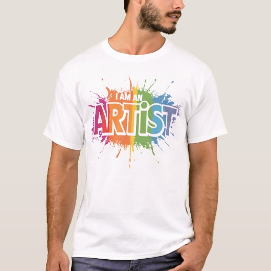 Ich bin Künstlerin T-Shirt (Vorderseite)