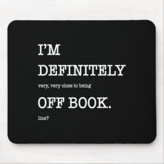 Ich bin kurz davor, das Buch wie Reader Book auswe Mousepad