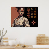 Ich bin Kyokushin - Unzerbrechlich, Unaufhaltsam,  Poster (Küche)