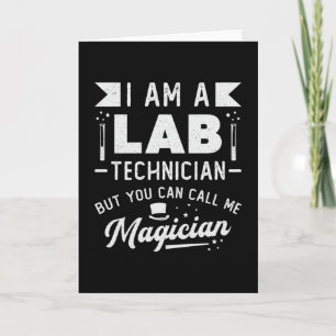 Ich bin Labrador Technician Science Laboratory Tec Karte