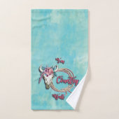 Ich bin Land Y'all, Cowgirl Badhandtuch Set (Handtuch)