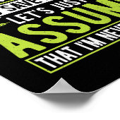 Ich bin Landwirtschaftsingenieur Witziger Bauer La Poster (Ecke)