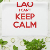 Ich bin Lao, ich kann nicht Ruhe Behalten haben Handtuch (Gefaltet)