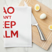 Ich bin Lao, ich kann nicht Ruhe Behalten haben Handtuch (Viertel Falte)