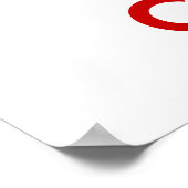 Ich bin Lao, ich kann nicht Ruhe Behalten haben Poster (Ecke)