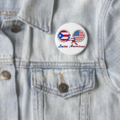 Ich bin lateinamerikanisches Boricua Button (Beispiel)