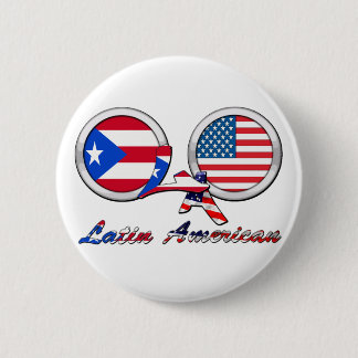 Ich bin lateinamerikanisches Boricua Button