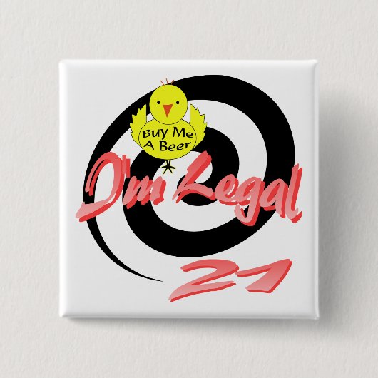 Ich bin legale 21 button (Vorderseite)