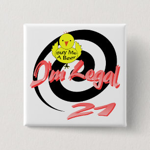 Ich bin legale 21 button