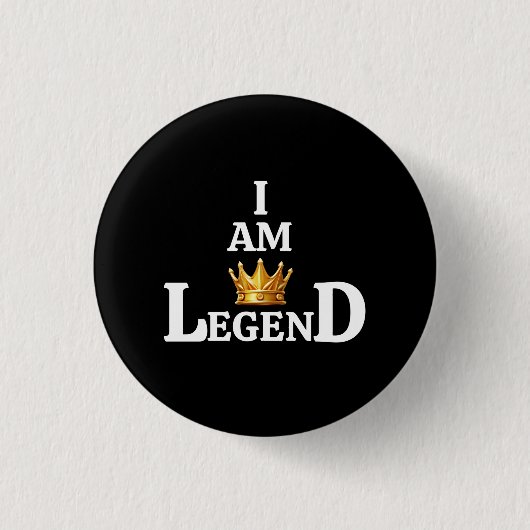 Ich bin Legende Button (Vorderseite)