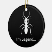 Ich bin Legende Keramik Ornament (Links)