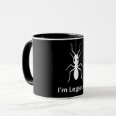 Ich bin Legende Tasse (Vorderseite Links)