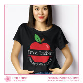 Ich bin Lehrer, ich kenne Dinge, Apple Illustratio T-Shirt