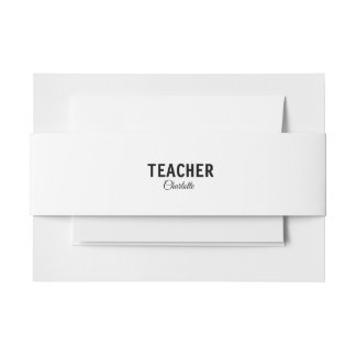 Ich bin Lehrer Schule College Fügen Sie Ihren Name Einladungsbanderole