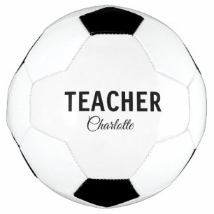 Ich bin Lehrer Schule College Fügen Sie Ihren Name Fußball