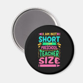 Ich bin Lehrergröße Magnet (Vorderseite/Rückseite)
