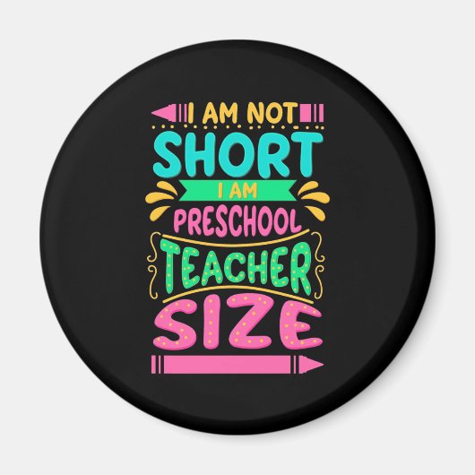 Ich bin Lehrergröße Magnet (Vorne)