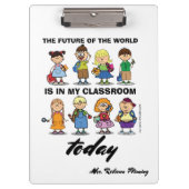 Ich bin Lehrerin. Benutzerdefiniertes Geschenk Klemmbrett (Vorderseite)