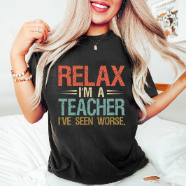 Ich bin Lehrerin, die ich Vintag gesehen habe T-Shirt