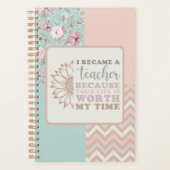 Ich bin Lehrerin geworden Planer (Vorderseite)