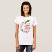 Ich bin Lehrerin, ich kenne Dinge, die Apple anpas T-Shirt (Vorne ganz)