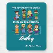 Ich bin Lehrerin. Individuelle Name-Geschenk Mousepad (Vorne)