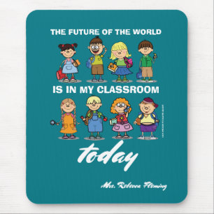 Ich bin Lehrerin. Individuelle Name-Geschenk Mousepad