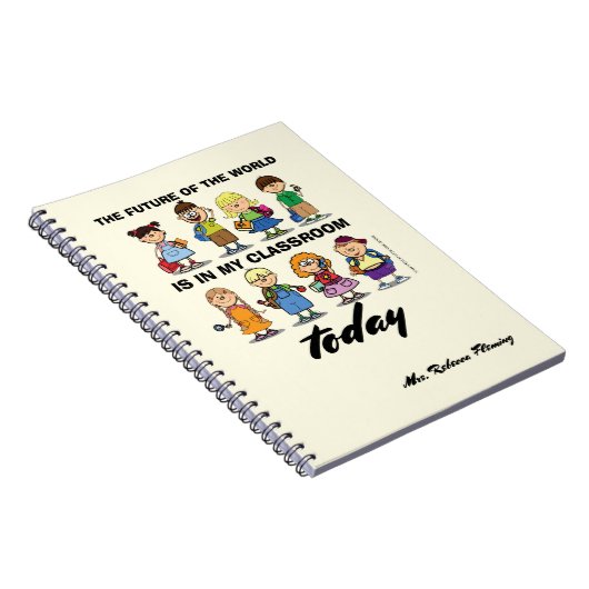Ich bin Lehrerin. Individuelle Name-Gift-Notebooks Notizblock (Rechte Seite)