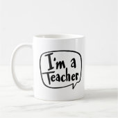 Ich bin Lehrerin Kaffeetasse (Links)