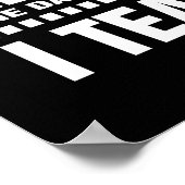 Ich bin Lehrerin. Kostenvoranschlag | Typografie A Poster (Ecke)