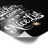 Ich bin Lehrerin und ich bin auf der Nice List Leh Fotodruck (Ecke)