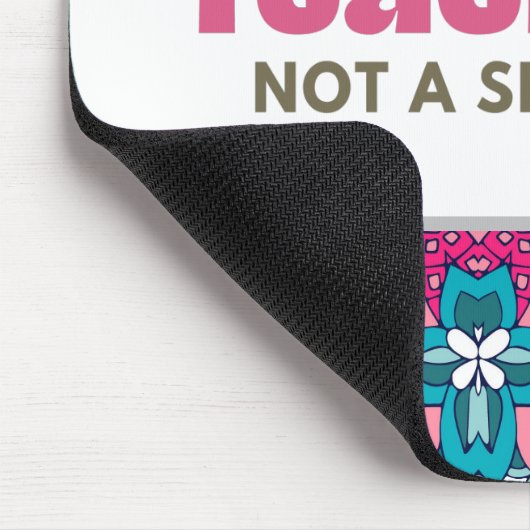 Ich bin Lehrerin und kein Sniper Mousepad (Ecke)