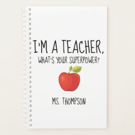 Ich bin Lehrerin, was ist deine Supermacht? Planer