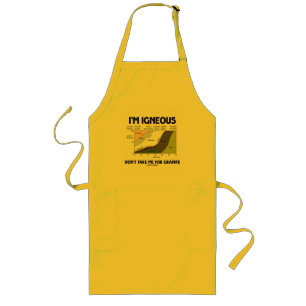 Ich bin leichtsinnig, nimm mich nicht für Granit Lange Schürze