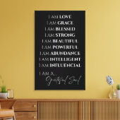 ICH BIN Leinwand (Insitu (Wohnzimmer))