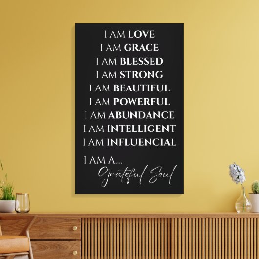 ICH BIN Leinwand (Insitu (Wohnzimmer))