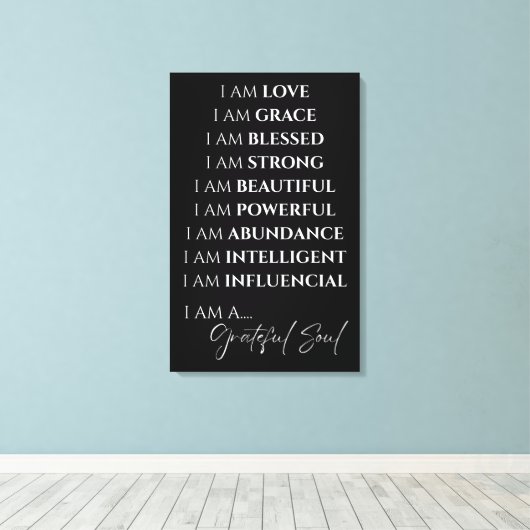 ICH BIN Leinwand (Insitu (Holzboden))