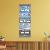 Ich bin Leinwand Triptych Set (Insitu (Wohnzimmer))