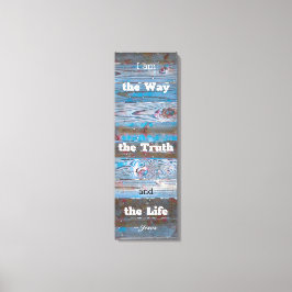 Ich bin Leinwand Triptych Set