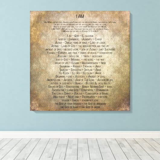 Ich bin leinwanddruck (Insitu (Holzboden))