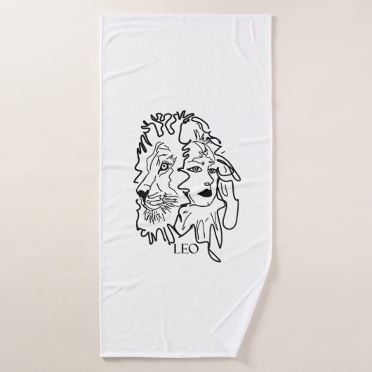 Ich bin LEO Badehandtuch (Badehandtuch)