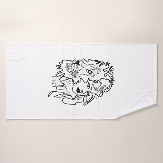 Ich bin LEO Badehandtuch (Badehandtuch)