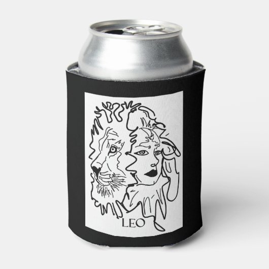 Ich bin LEO Dosenkühler (Kanne Vorderseite)