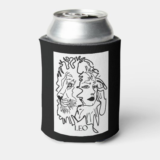 Ich bin LEO Dosenkühler (Kanne Rückseite)